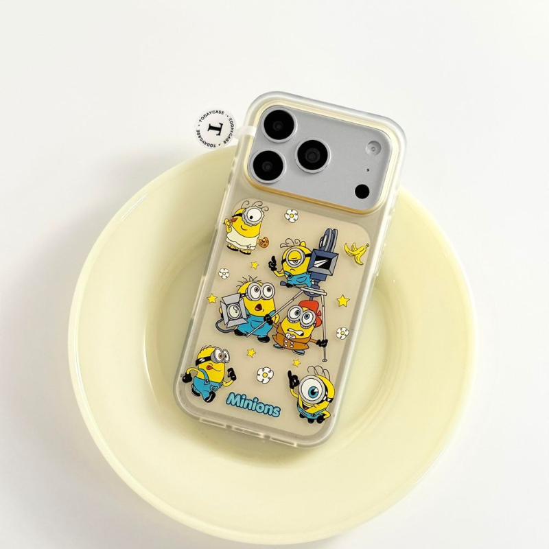 Cute Anime Case - Cute Cartoon Minions Phone Case For
