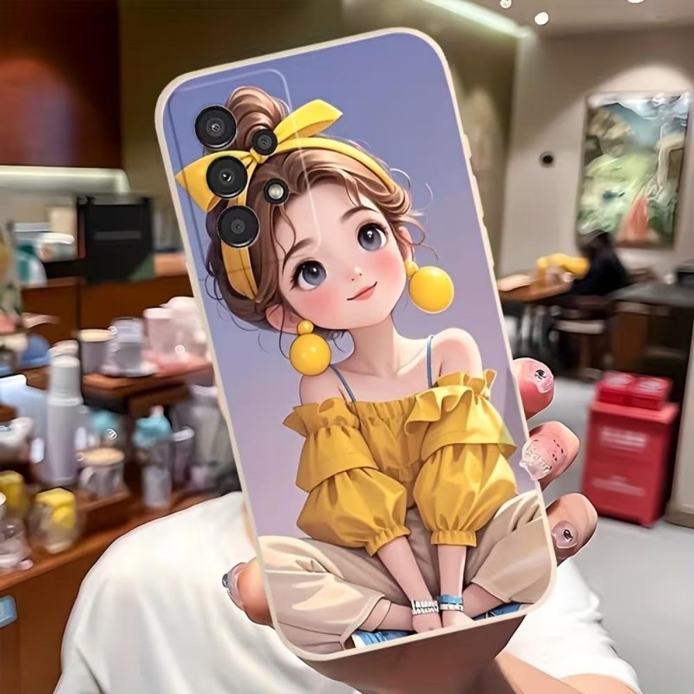 Cute Anime Case - Cute Cartoon Girl Pattern Design Phone