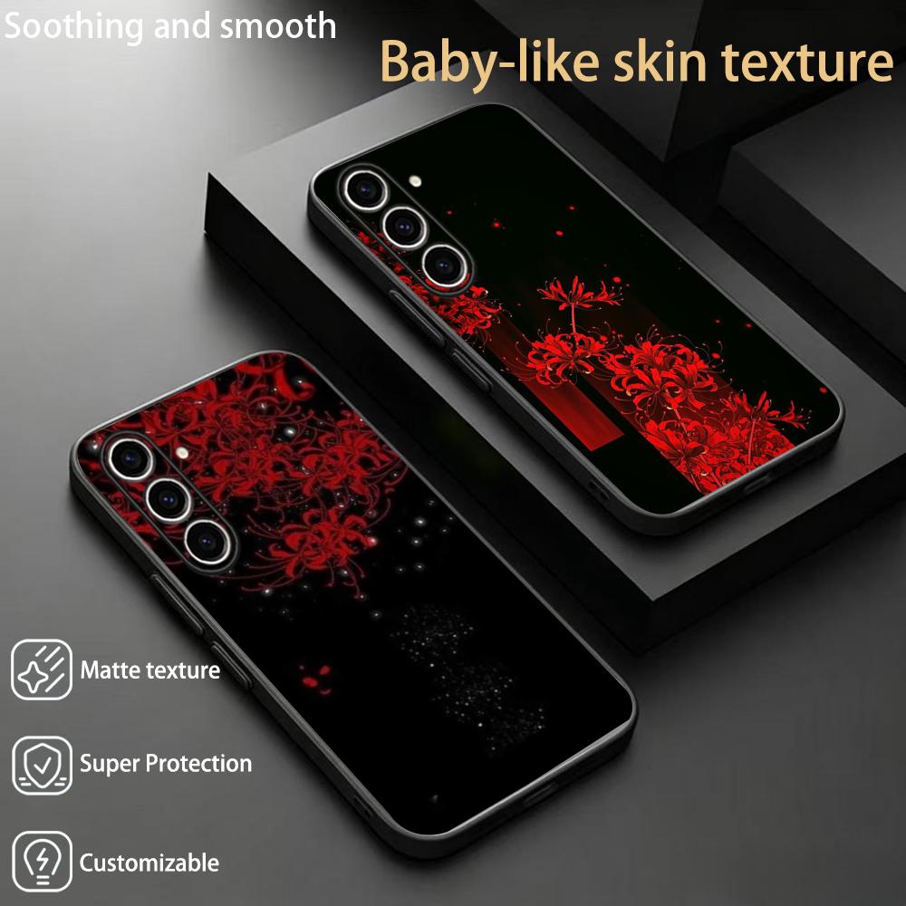 Phone Cases Japan - Red spider lily Japan art fashion
