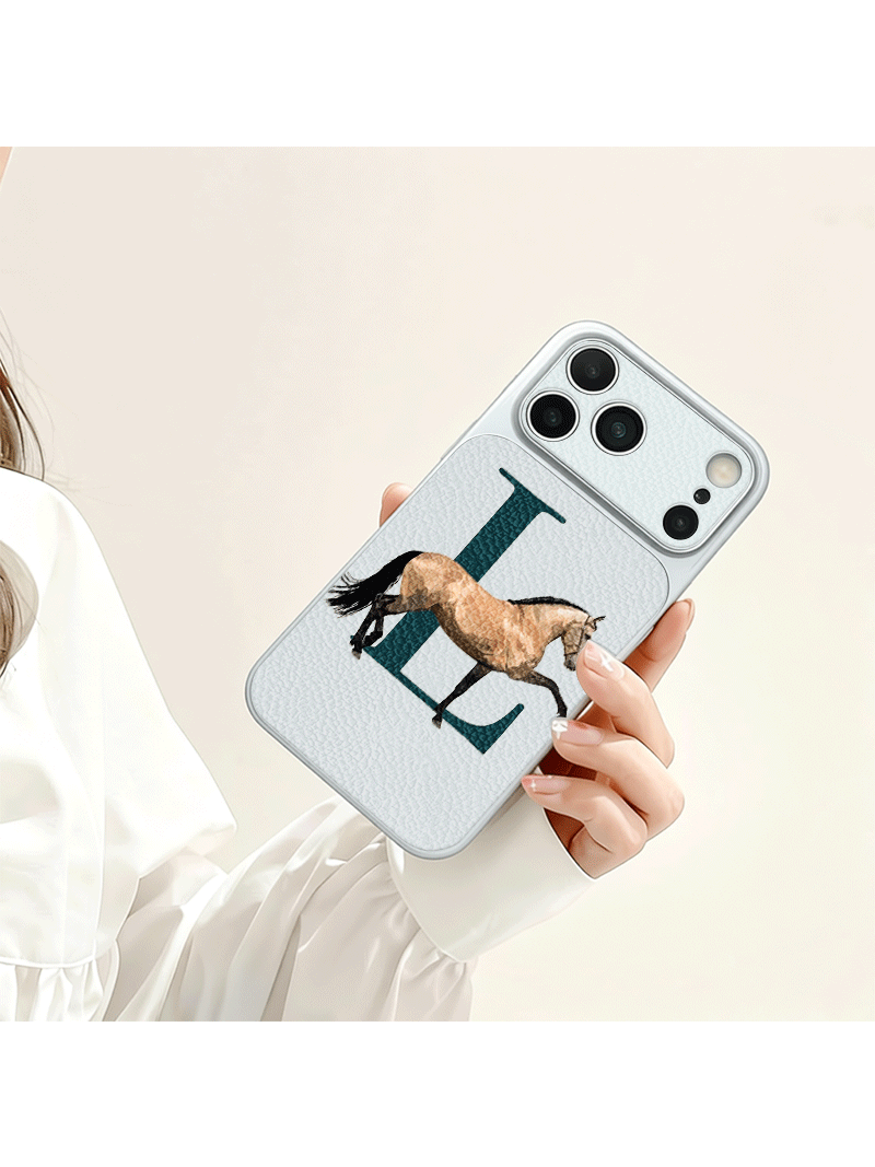 Tan Horse Near Letter L Leathe - огляд і ціна Phone Cases Near