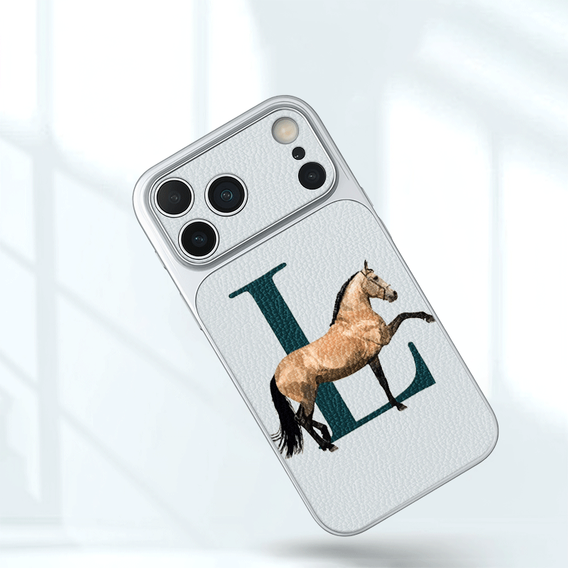 Tan Horse Near Letter L Leathe - огляд і ціна Phone Cases Near
