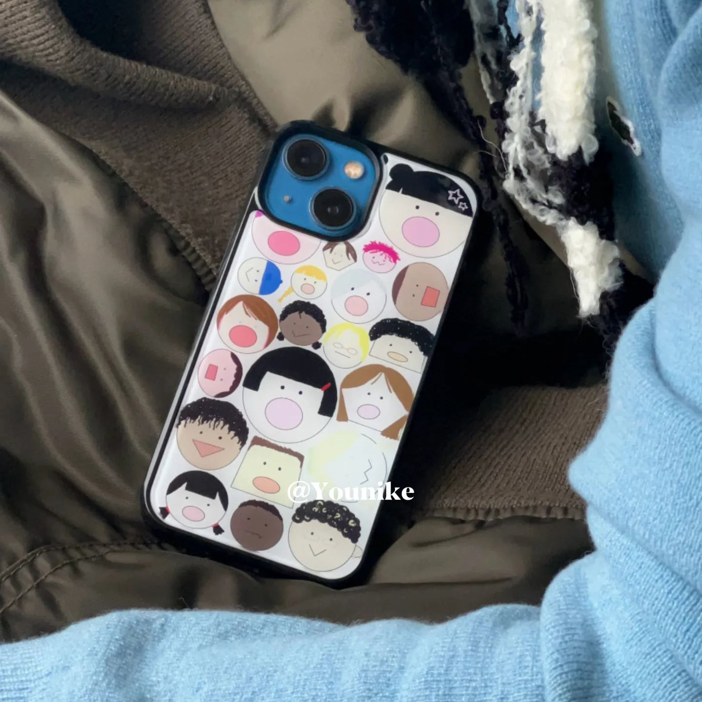 Cartoon Korean Ins Cute Big He - огляд і ціна Phone Cases Custom