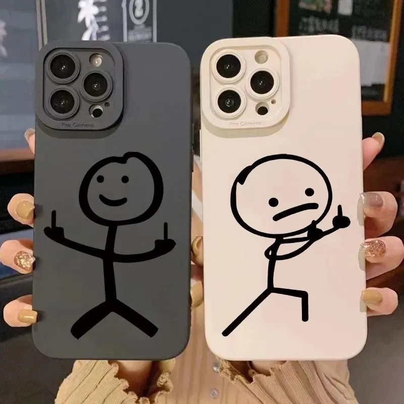 Cute Cartoon Matchman Matte Si - огляд і ціна Cute Anime Case
