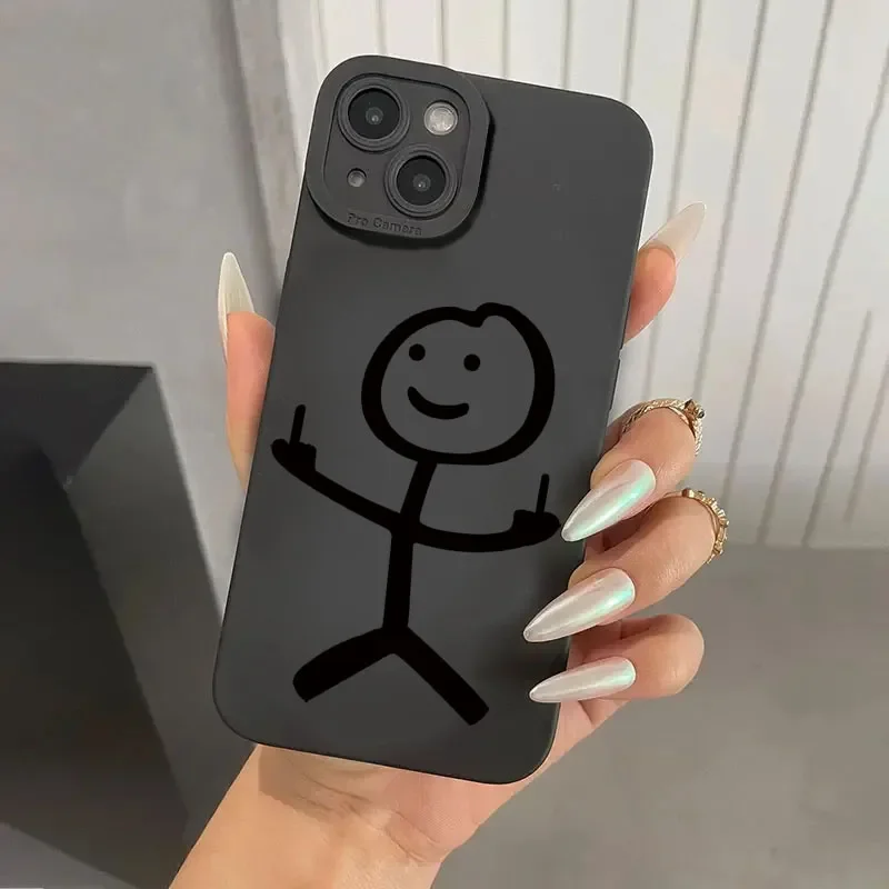 Cute Cartoon Matchman Matte Si - огляд і ціна Cute Anime Case