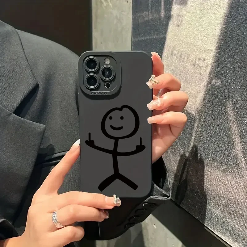 Cute Cartoon Matchman Matte Si - огляд і ціна Cute Anime Case