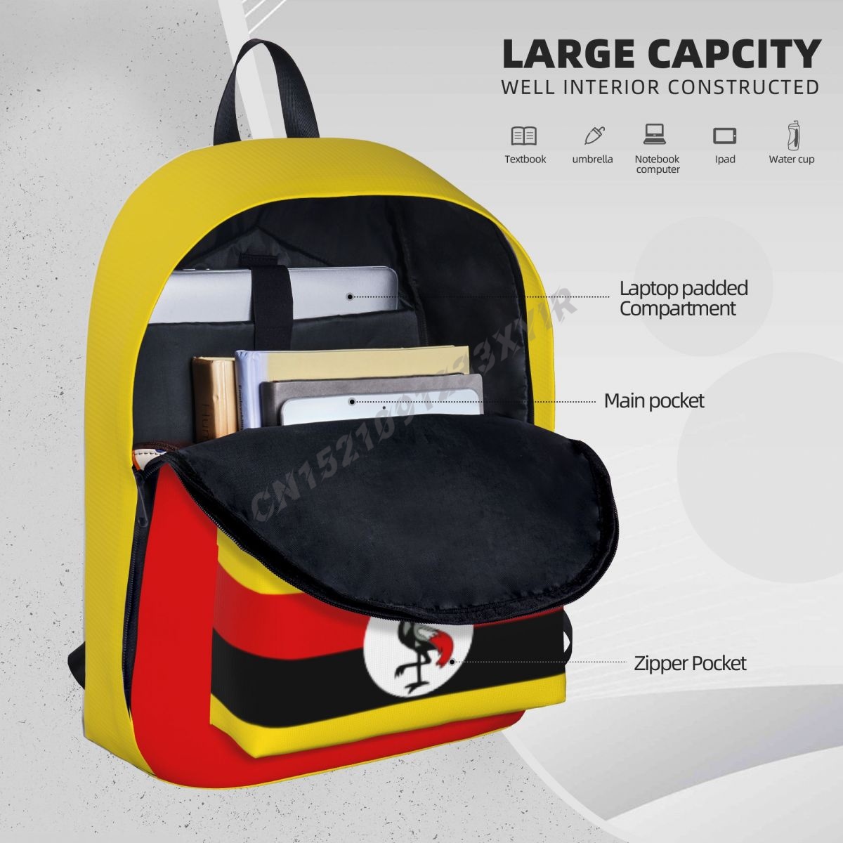 Unisex Backpack Uganda Flag Ug - огляд і ціна Phone Cases Uganda