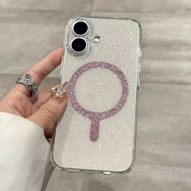 Transparent Magnetic Glitter P - огляд і ціна Phone Cases Pinterest