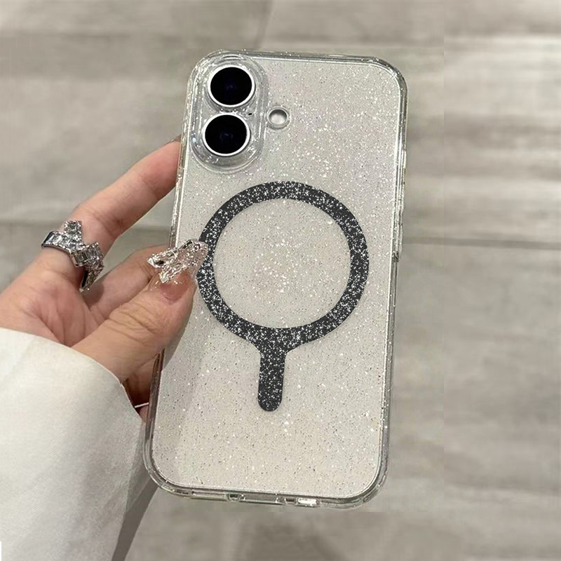 Transparent Magnetic Glitter P - огляд і ціна Phone Cases Pinterest