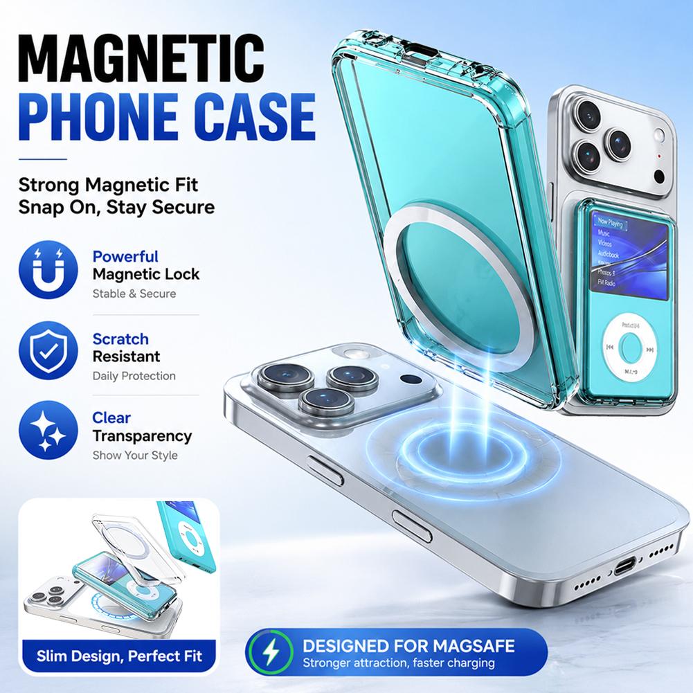 For INNIOASIS Y1 Case Magnetic - огляд і ціна Transparent Thin Case