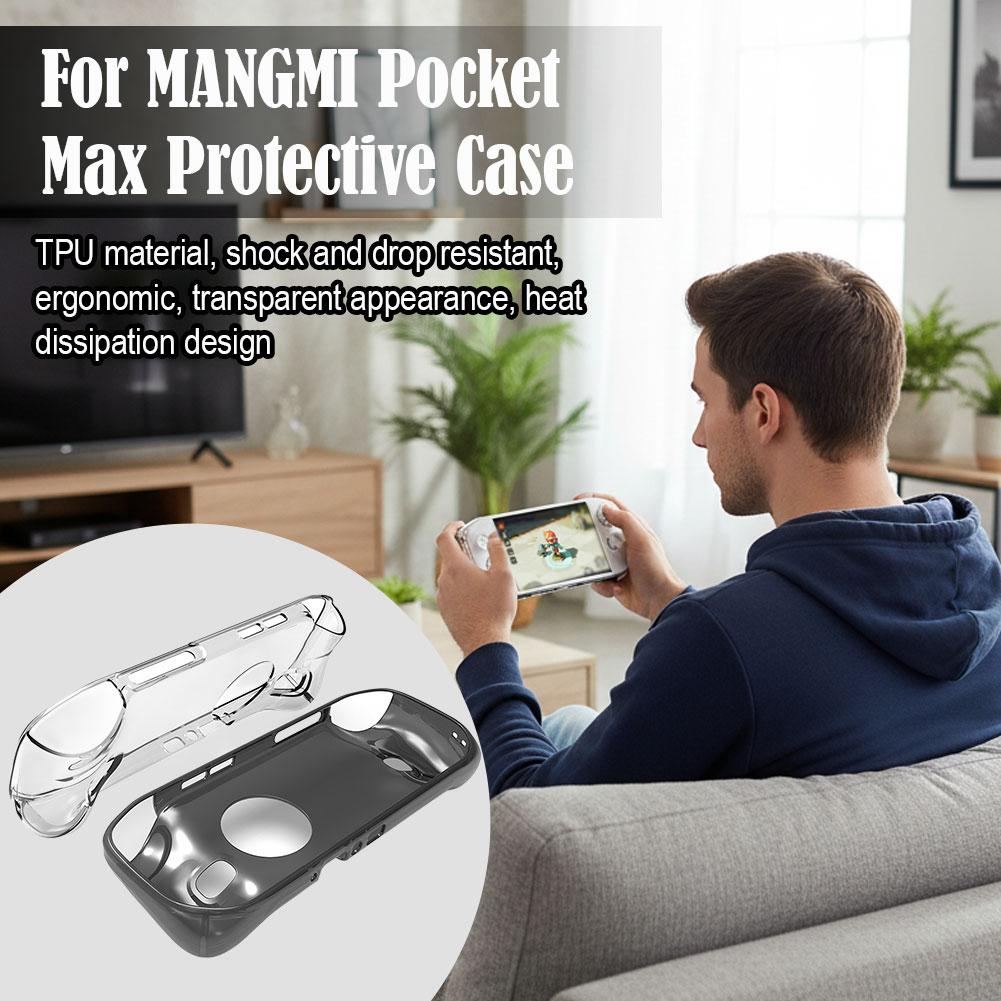 For MangMi Pocket Max TPU Tran - огляд і ціна Transparent Thin Case