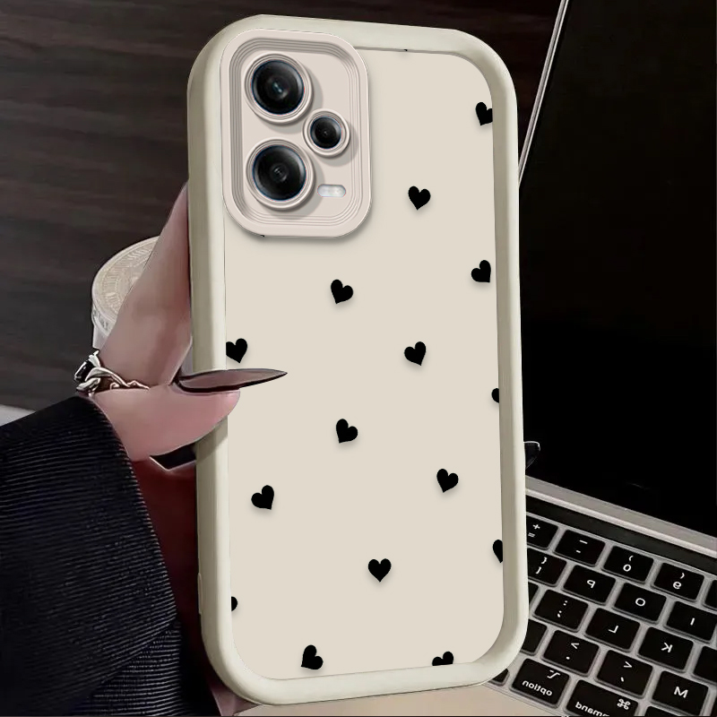 Black Love Heart Bowknot Phone - огляд і ціна Phone Cases Redmi