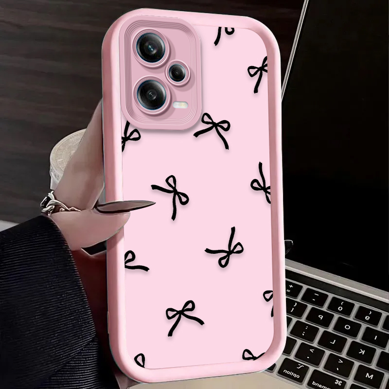 Black Love Heart Bowknot Phone - огляд і ціна Phone Cases Redmi